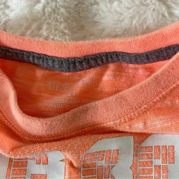 Okie Dokie 2T orange Big Bro long sleeve shirt - Picture 4 of 4